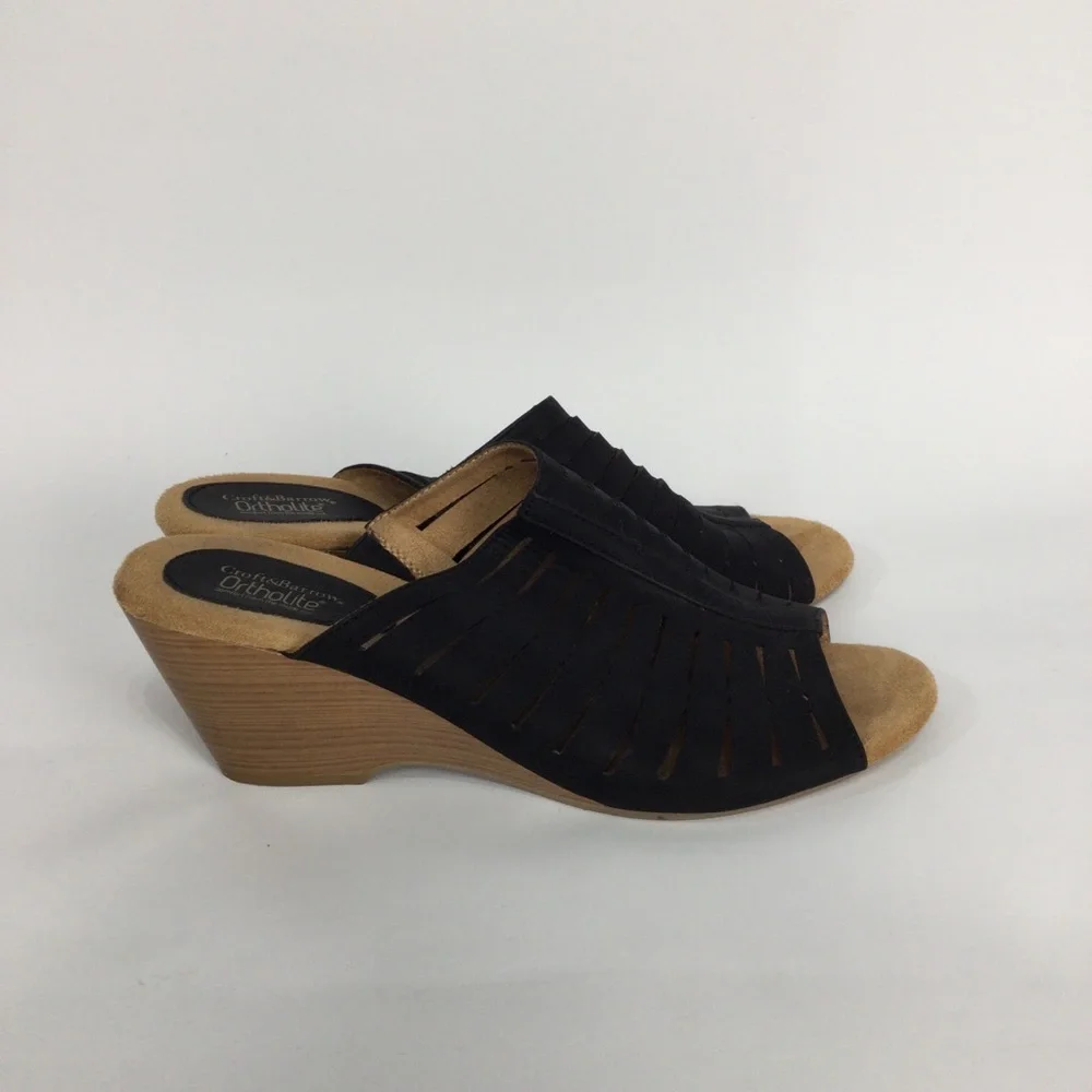 Croft and‎ Barrow Gesso Ortholite Wedges womens sandals heels